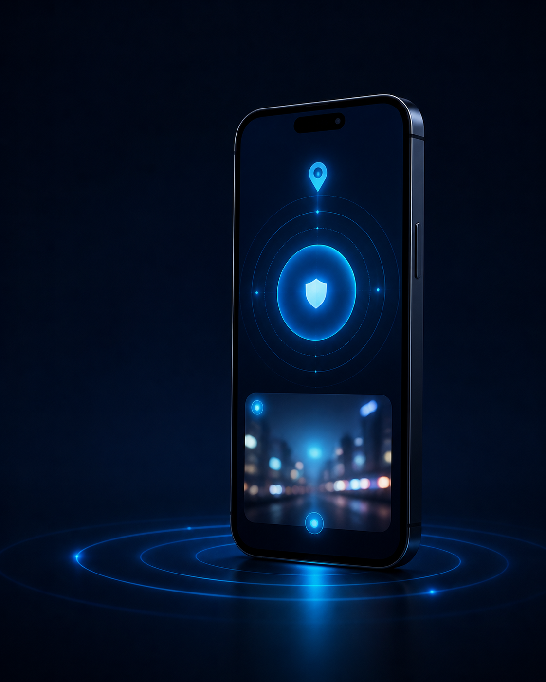 Guardian Link safety connection interface on a phone